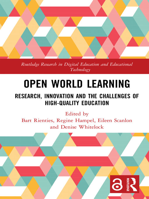 Title details for Open World Learning by Bart Rienties - Available